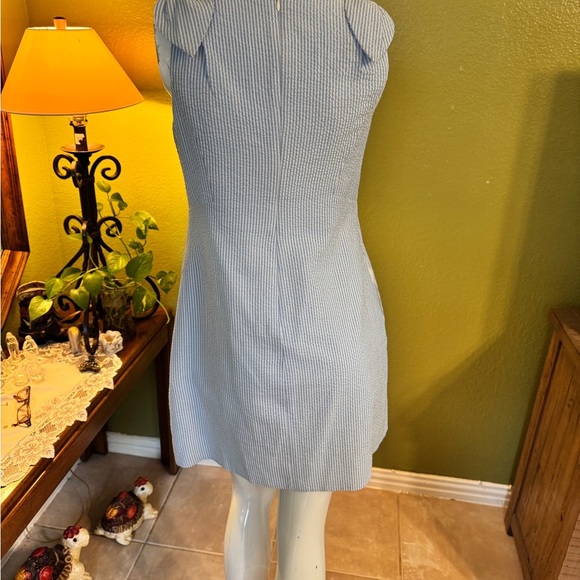 1901 Light Blue and White dress - Picture 11 of 13